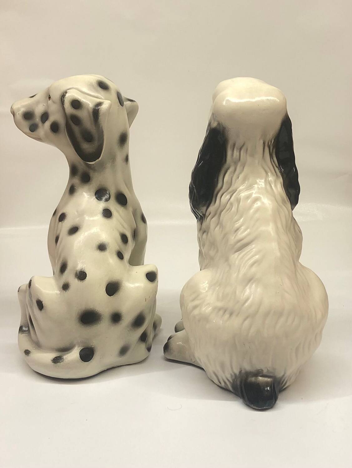 Pair of ceramic dogs