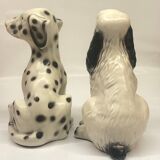 Pair of ceramic dogs