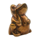 Vintage brass frog figure - 1970s