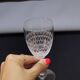 6 Antique Baccarat Crystal Engraved Wine/Port Glasses