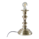 Silver metal lamp base
