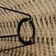 Pair of large Scandinavian rattan lamps from the 80s