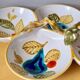 Italian ceramic aperitif serving bowl