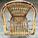 Child's rattan armchair
