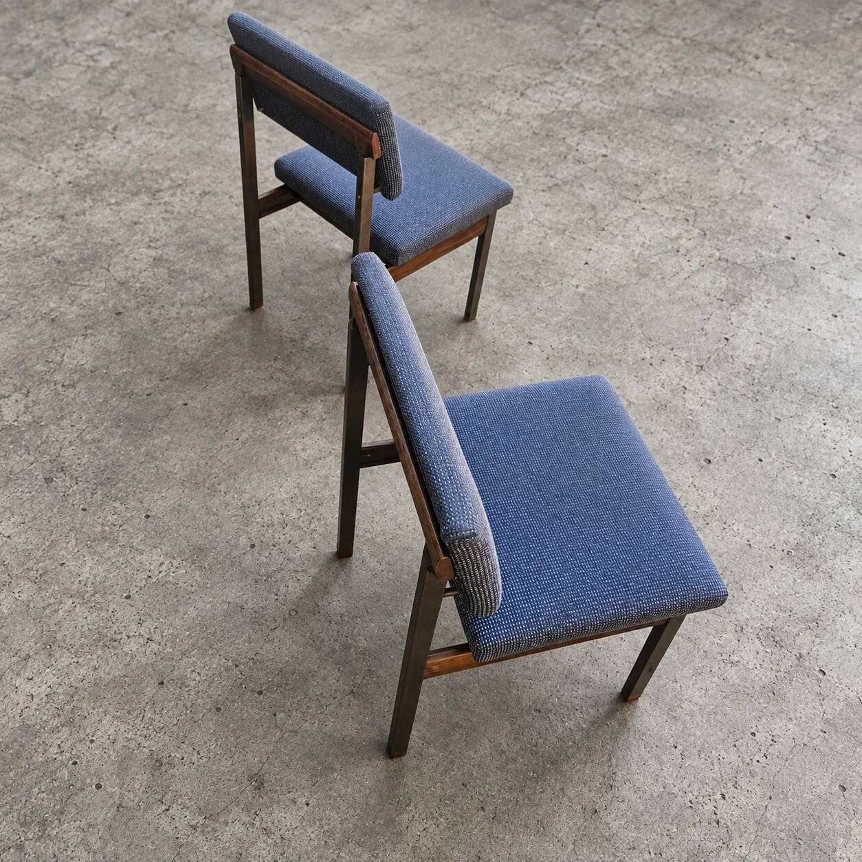 2 x Pali dining chair by Louis van Teeffelen for Wébé, 1960s