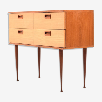 Early danish teak chest of drawer 1950s