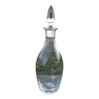 Antique Carafe - engraved decoration