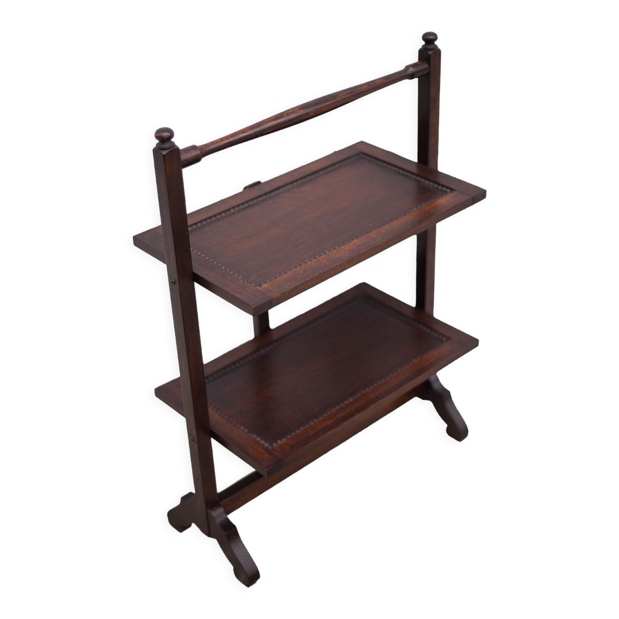 Wooden folding table, cake presentation support, side table, cake stand