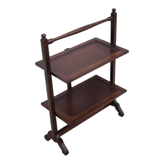 Wooden folding table, cake presentation support, side table, cake stand