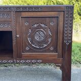 Enfilade buffet art deco brutalist furniture Morocco style dudouy