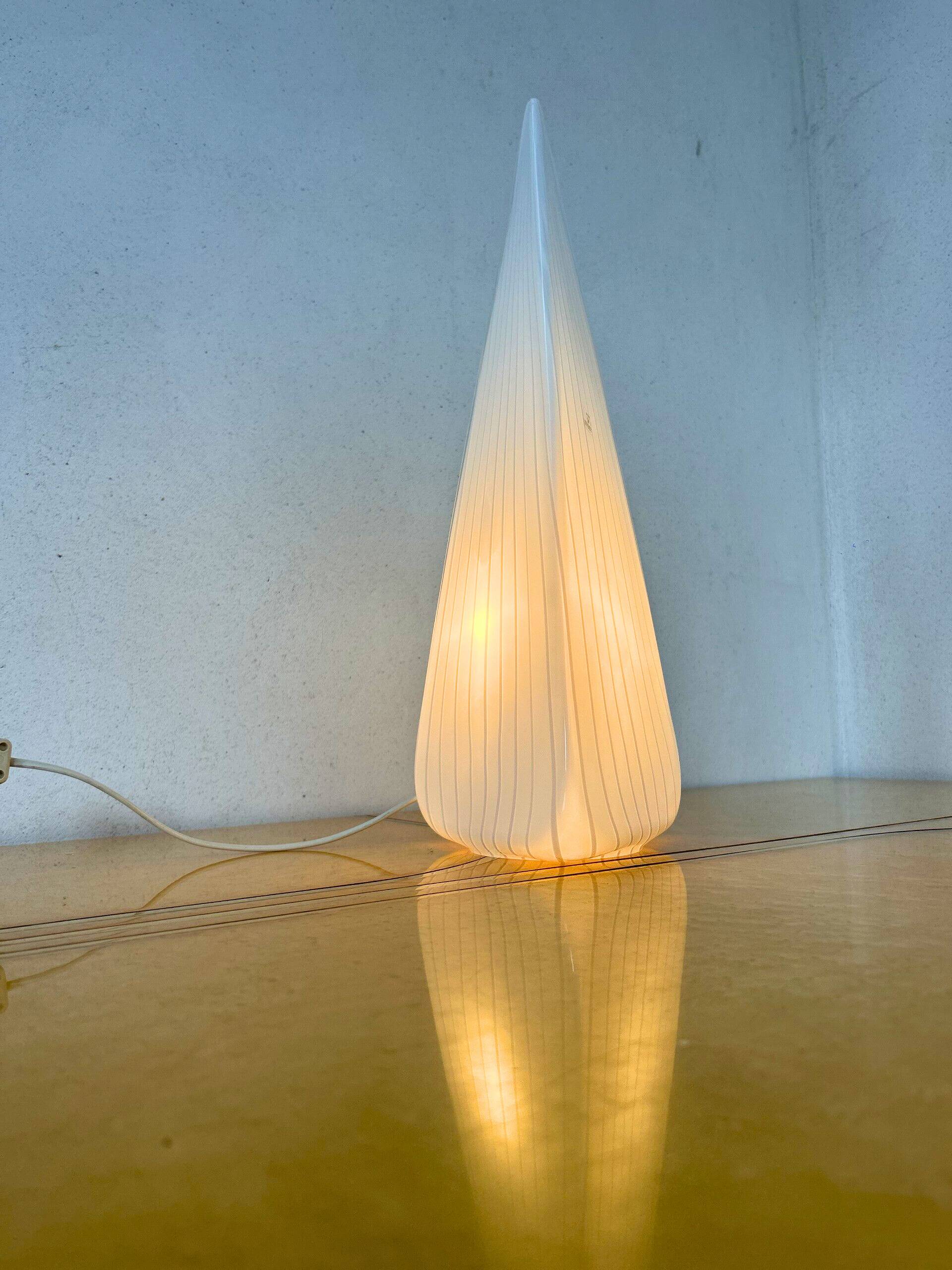 Conical lamp in Murano for Lino Tagliapietra