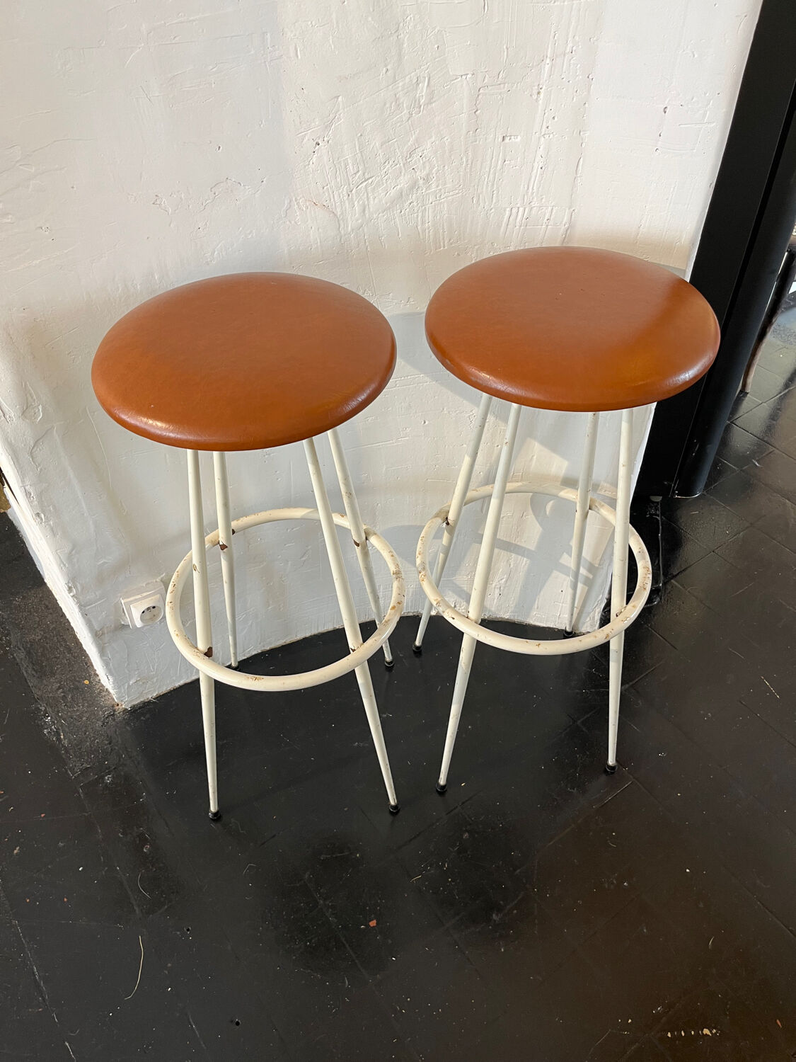 Pair of high stools 1950