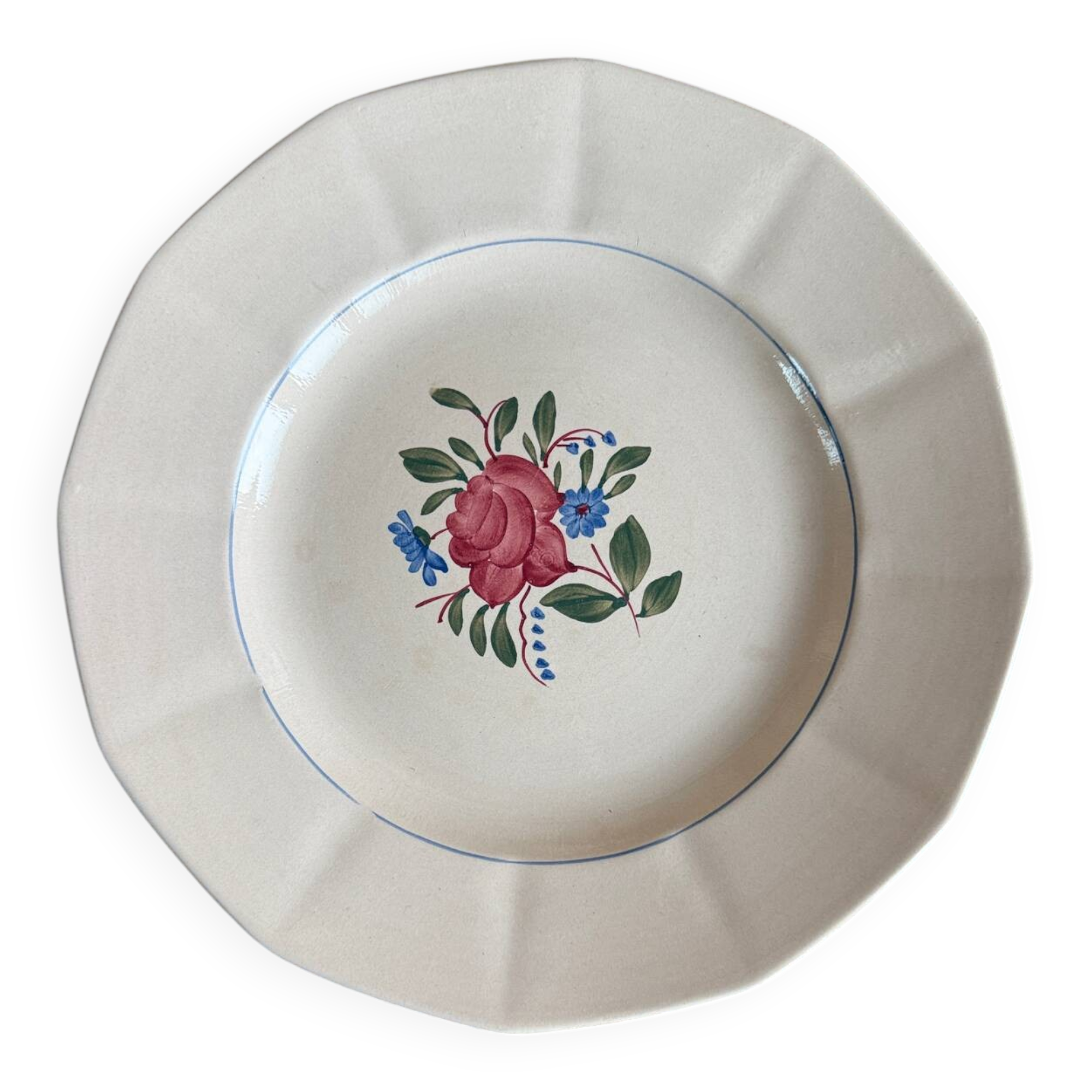 Iron earth dish Digoin Sarreguemines