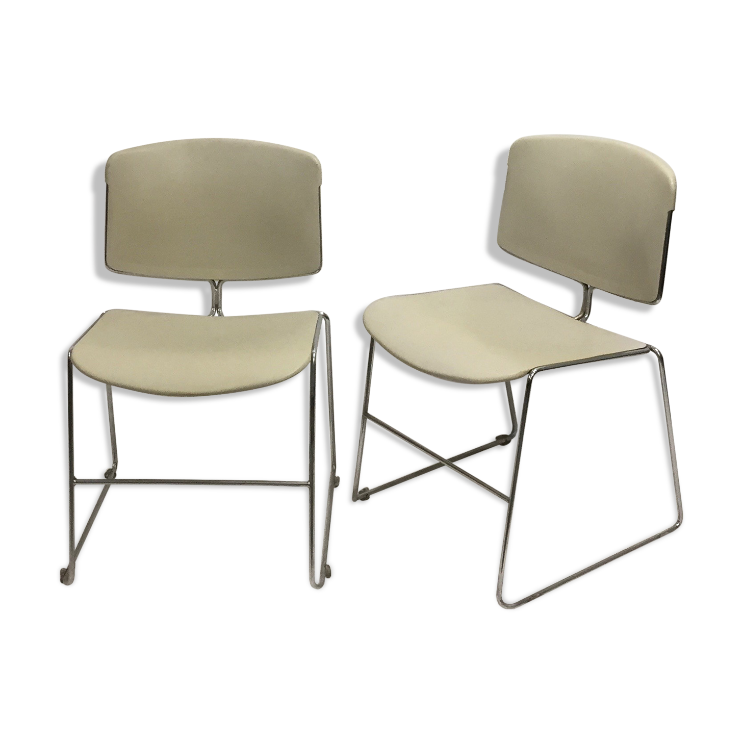 Pair of Max Stacker chairs