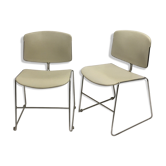 Paire de chaises Max Stacker