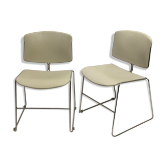 Pair of Max Stacker chairs