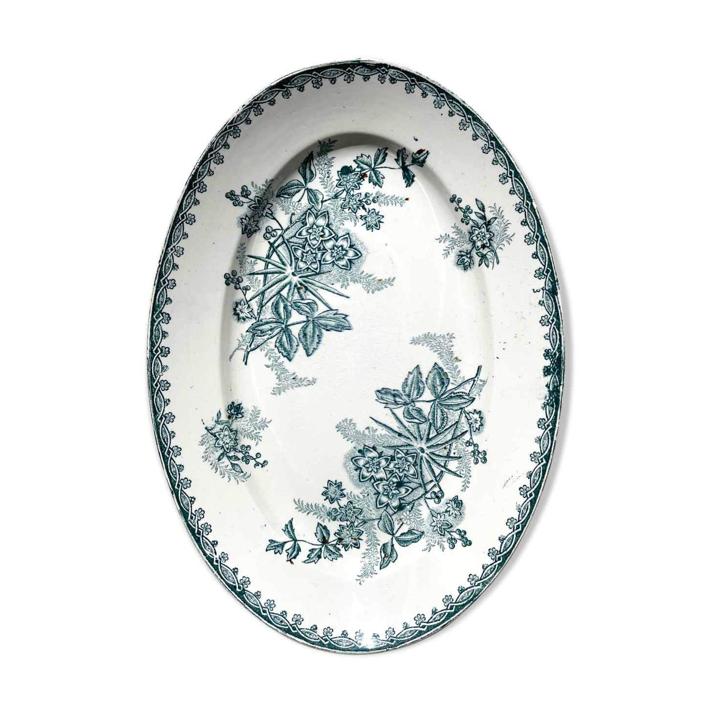 Flat oval Iron land St Amandinoise "MARGOT"