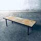 Mid-Century Minimalist Ceramic Tile Coffee Table, France, 1960s