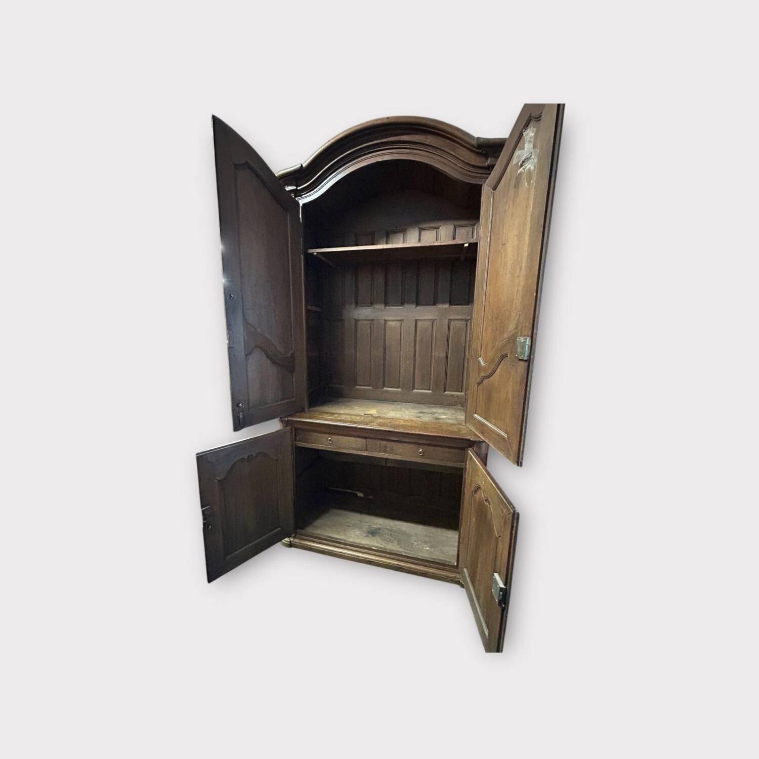 Two-body presentation buffet from the regency period in oak, 18th century parisian work