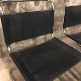 Set of 7 S33 Mart Stam Chairs Circa 1980