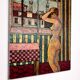Oil on canvas signed A. Ventoura – Figurative nude, around 1975