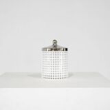 Sugar bowl by Josef Hoffmann for Bieffeplast, Italy, 1980s.