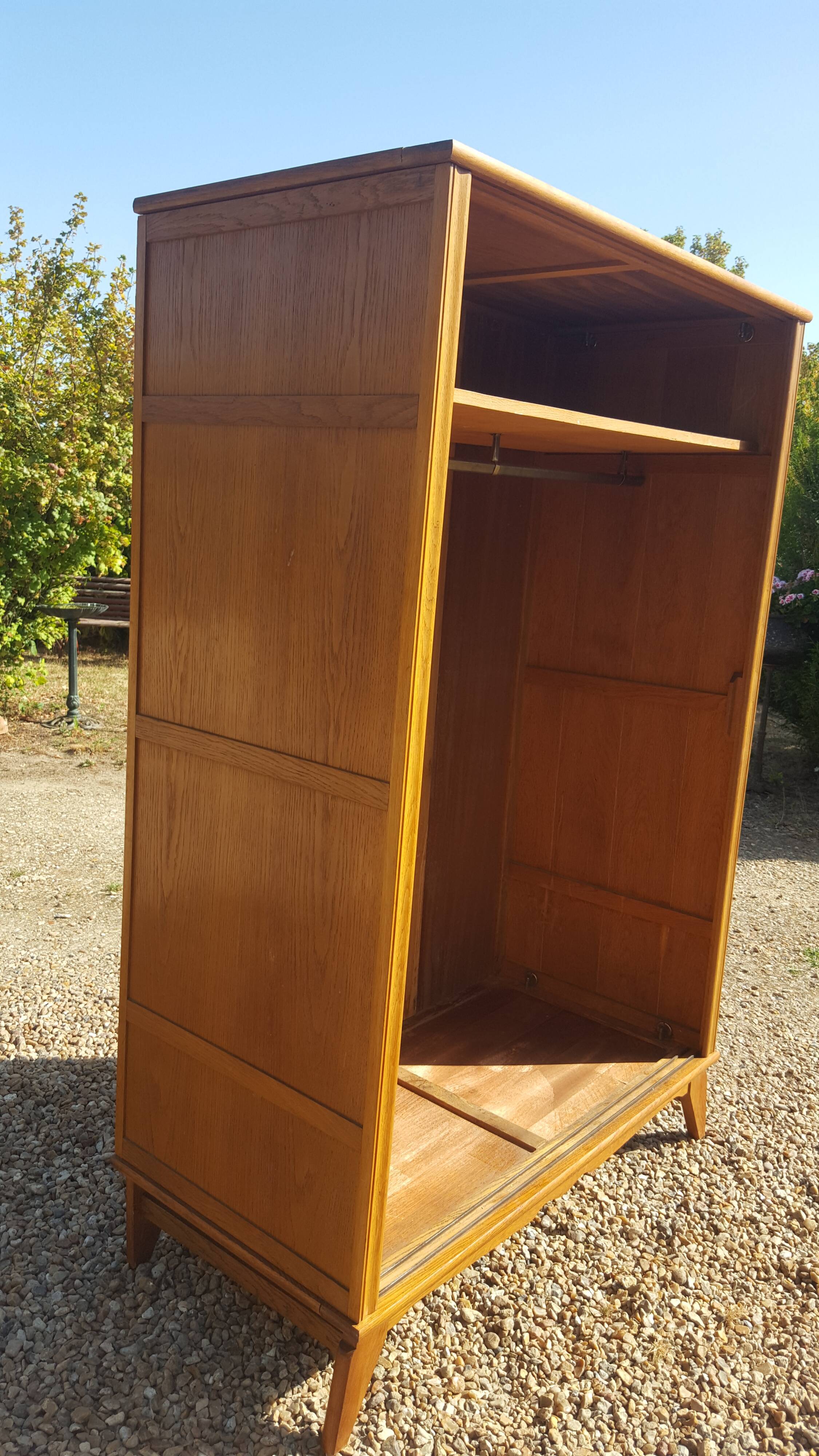 Scandinavian vintage cabinet sliding doors