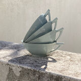 Set of 4 coffee cups & two saucers