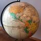 Globe, vintage world map