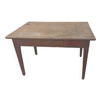 Children's oak desk, 1 drawer
