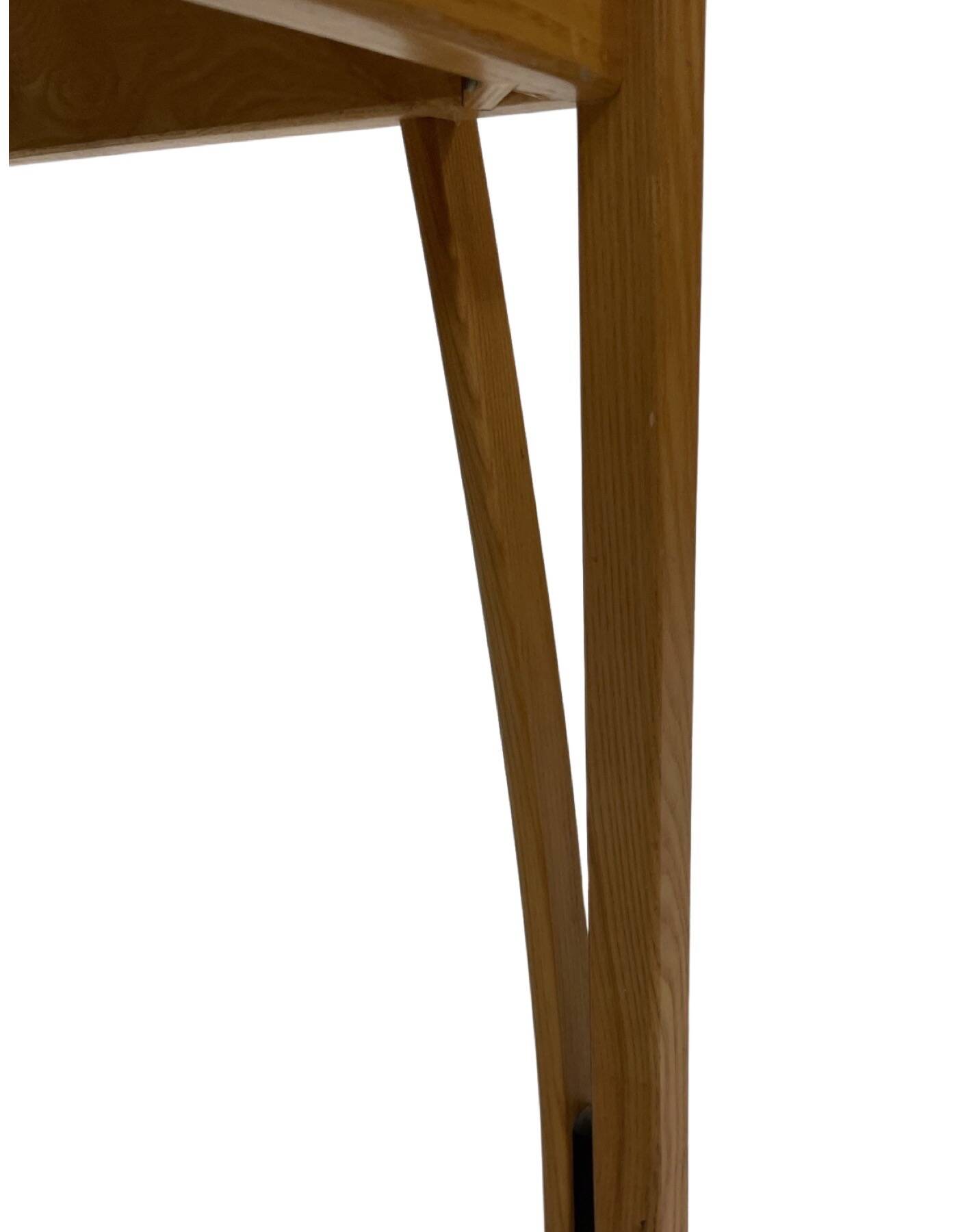 Vintage wooden chair 1980s minimalist design unique