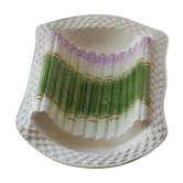 Plat à asperge barbotine