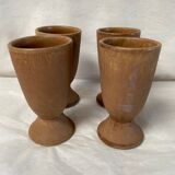 Set of 4 sandstone mug cups