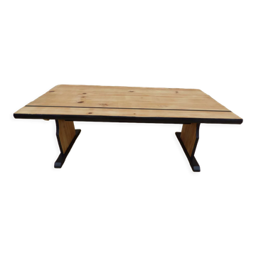 Solid pine coffee table