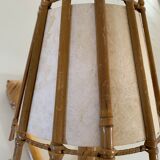Bamboo wall sconce