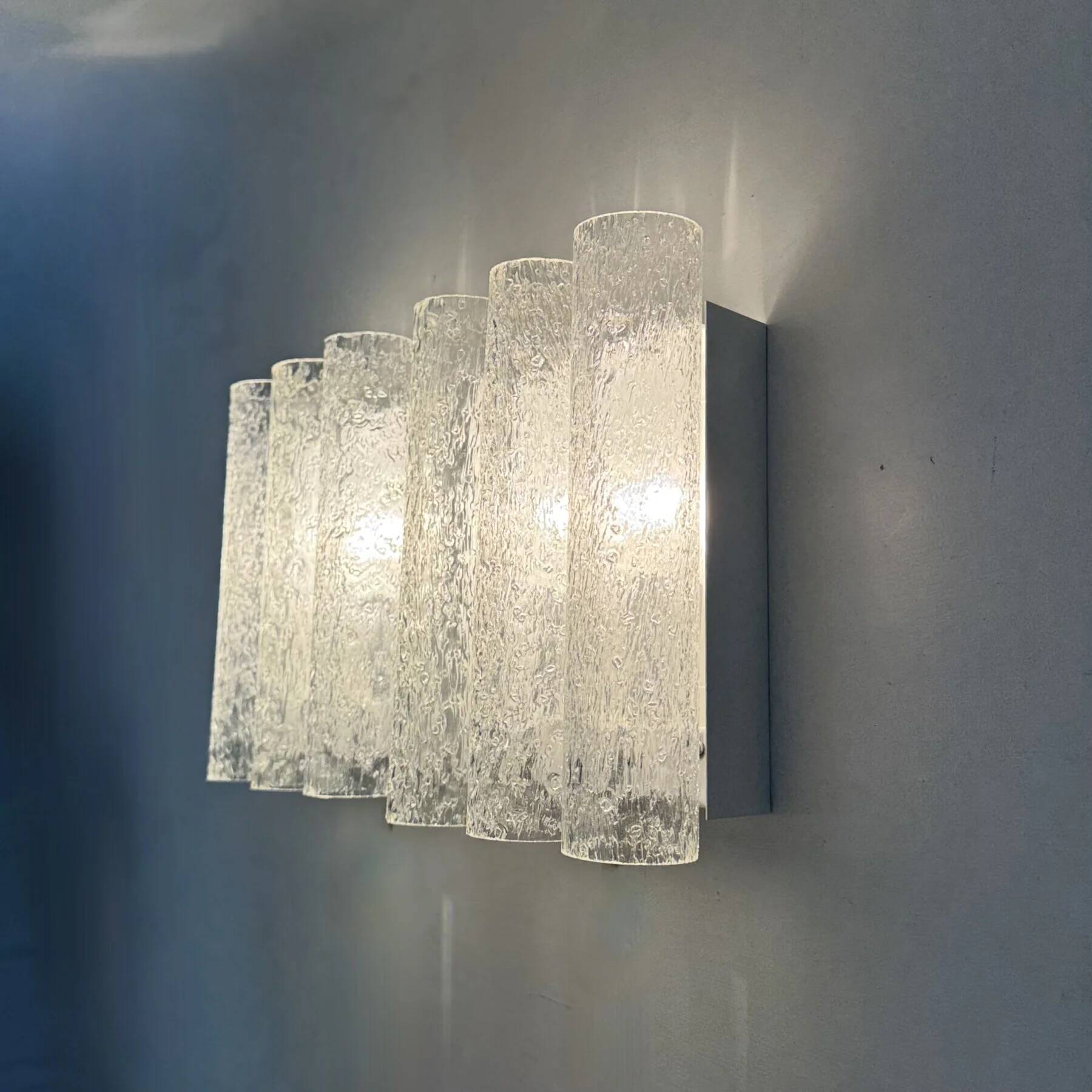 Mid-century design Doria Leuchten wall lamps sconce, 1970s