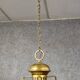 Pair of antique marine suspensions in gilded brass.