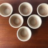 Natural stoneware cups