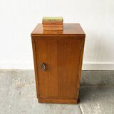 Vintage 1940’s bedside cabinet with decorative handle