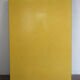 Table formica jaune et pieds bois années 50