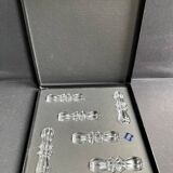 Box of 6 crystal knife holders – Sèvres Choiseul model