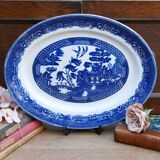 Antique Blue Willow patterned plate: Fenton James Kent, China, circa 1910