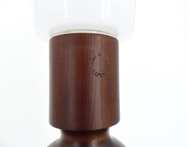 Paire de lampes de table scandinaves en pin par Uno Kristiansson pour Luxus