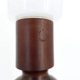 Pair of Scandinavian pine table lamps by Uno Kristiansson for Luxus