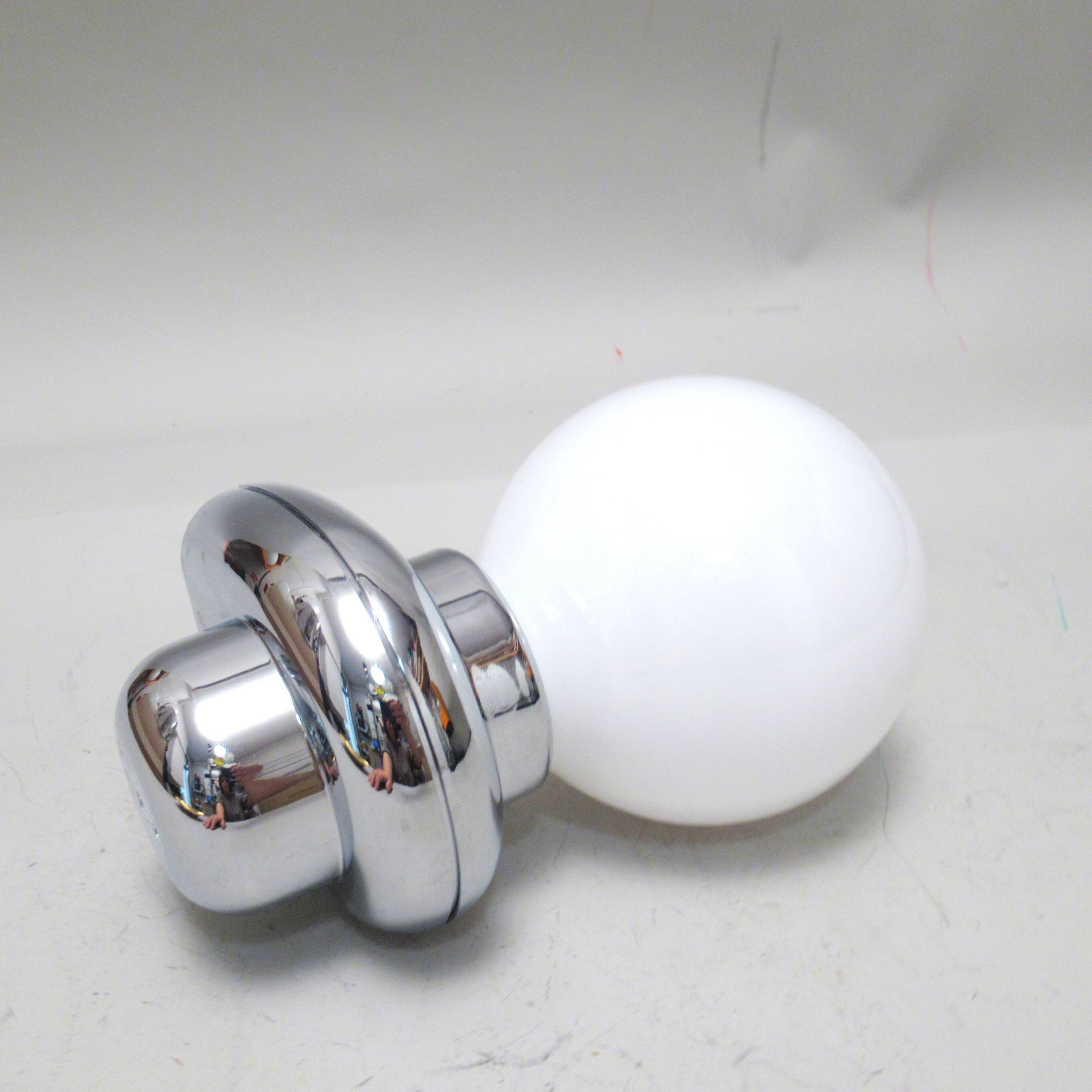 Chrome wall light Allibert from the 1980s