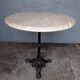80cm marble bistro table / pedestal table