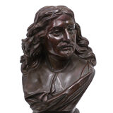 Bronze bust jacob van campen, 1595 - 1675, sculptor jacques elion 1842-1893