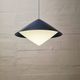 "Kuli" blue and white ceiling lamp 1960s - Svea Winkler Orno Finland | Vintage design lamps