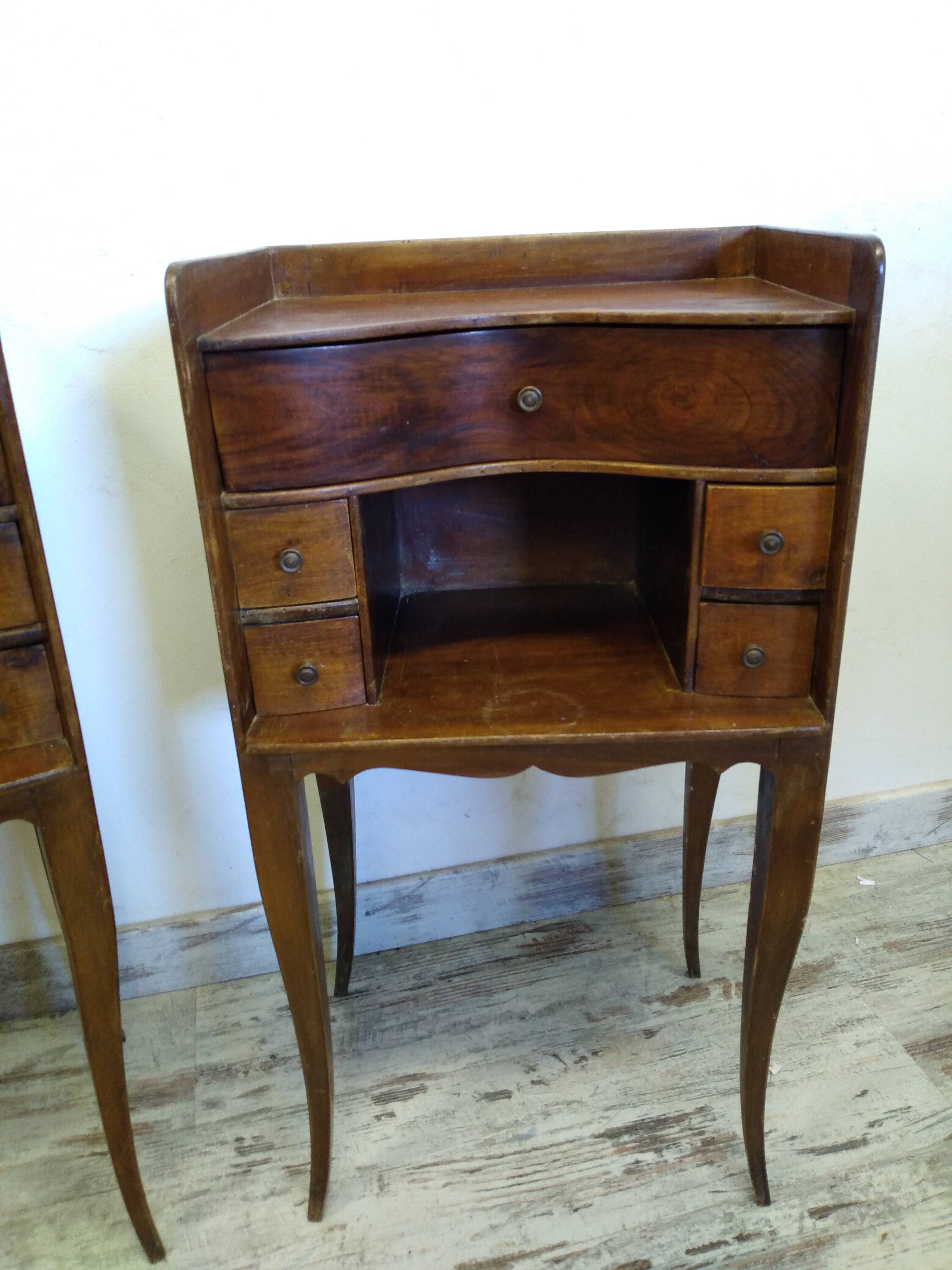 Old bedside tables