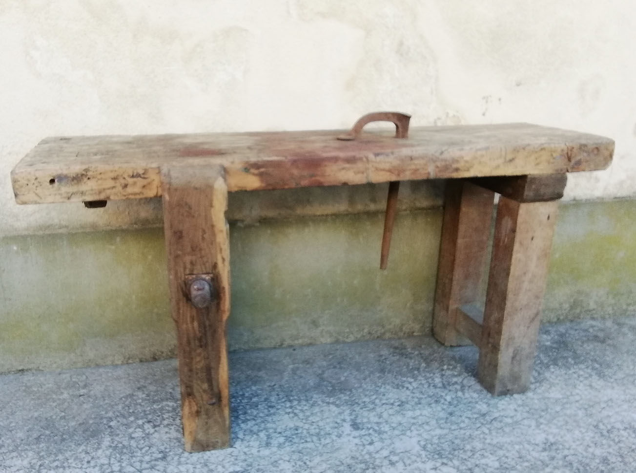 Old carpenter's workbench